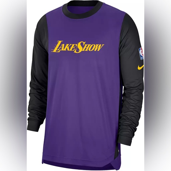 Nike Adult 24-25 City Edition Los Angeles Lakers Progran LS‎ T-Shirt XL Nwt